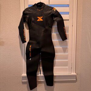 Women's Black and Orange Wetsuit